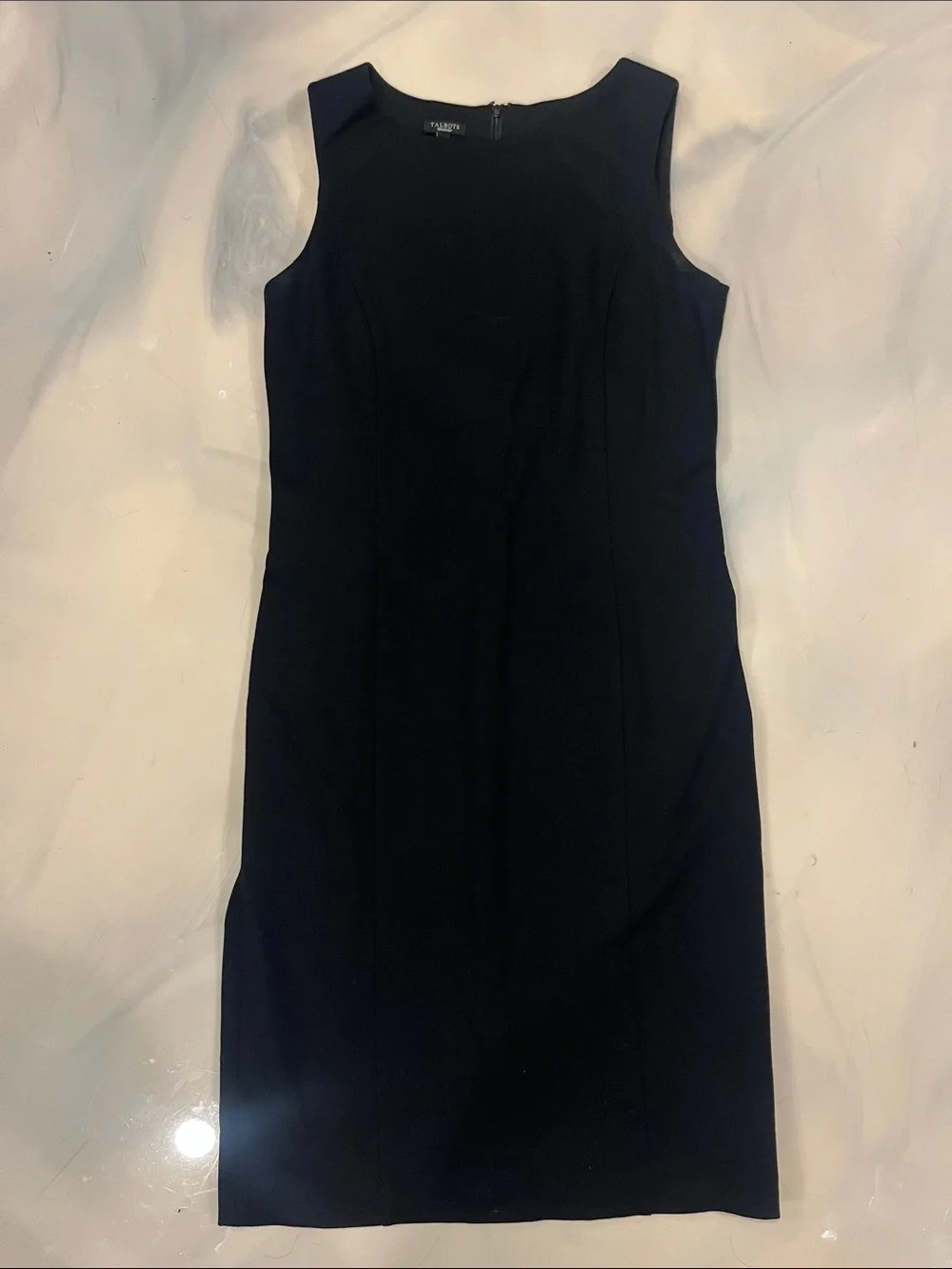 Talbots Black Women's Two-Piece Blazer and pencil dress Set with Printed Lining